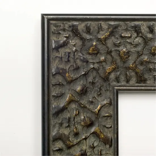 Intaglio Embossed Black Wood Framed Magnetic Board {2}