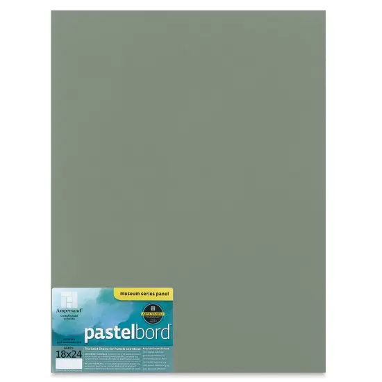 Ampersand Pastelbord Panel - 18" x 24", 1/8" Profile, Dark Green {1}