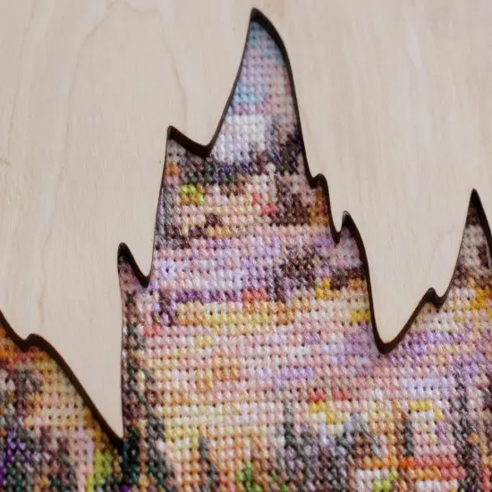 Cross-stitch kit Lavender fields {4}