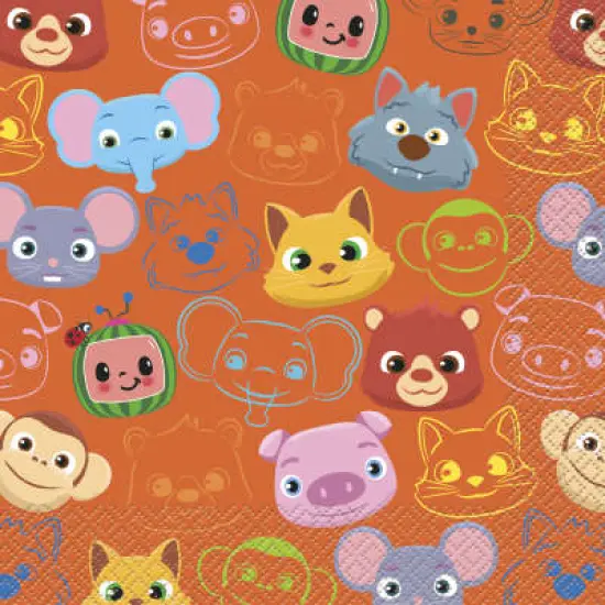 Bright Cocomelon Luncheon Napkins, 16ct {1}