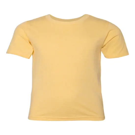 Next Level&reg; Youth Short Sleeve Crewneck CVC T-Shirt Banana cream {3}