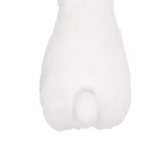 Easter Spring Themed Bunny Rabbit Cotton Tail Shaped Small/Petite Accent Pillow, 10" x 18" {4}