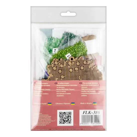 Set for embroidery with beads on wood FLK-386 {4}