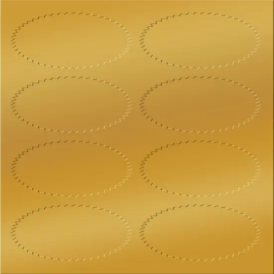 Great Papers! Foil Certificate Seals, Gold Foil Starburst, Self-Adhesive, 1.75 inches, 50 Seals {1}