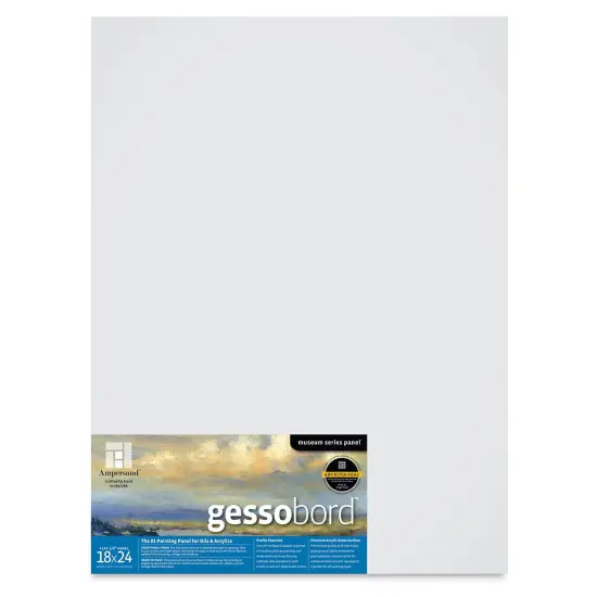 Ampersand Gessobord - 18" x 24", 1/8" Flat {1}