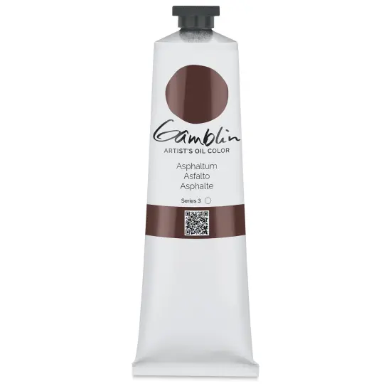 Gamblin Artist's Oil Color - Asphaltum, 150 ml tube {2}