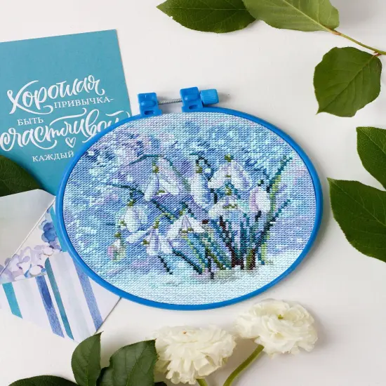 Cross-stitch kit Under the snow {1}