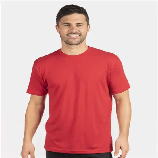 Next Level&reg; Triblend Classic Fit Crewneck Short Sleeve T-Shirt Red {1}