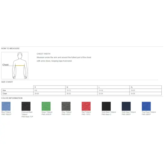 BELLA CANVAS&reg; Youth Triblend Crew Neck Short Sleeve Tee - 3413Y True royal triblend {7}