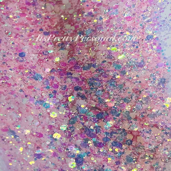 &ldquo;Don&rsquo;t Jump The Gum&rdquo;- Pink Opal GLOW Glitter (new lighter shade) {6}
