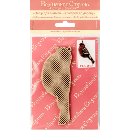 Bead embroidery kit on wood FLK-217 {5}