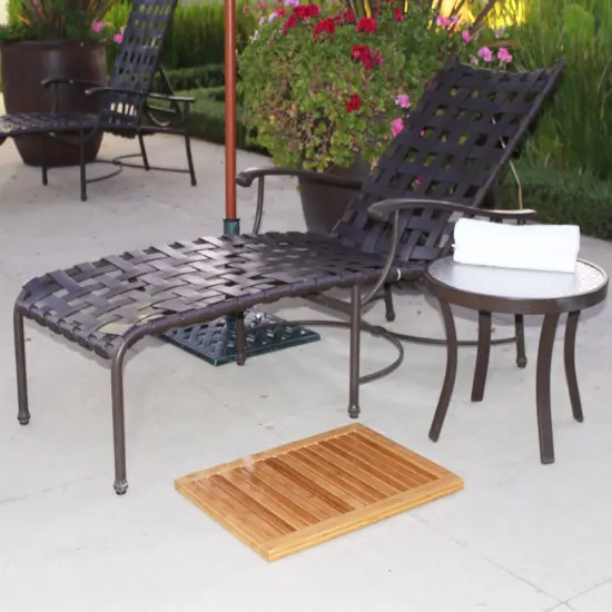 Oceanstar Bamboo Floor and Shower Mat FM1163 {5}