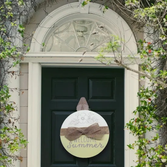 Welcome Summer Door Sign {2}