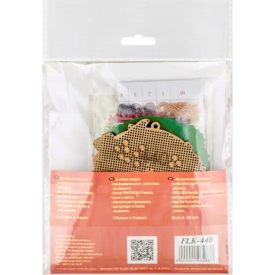 Bead embroidery kit on wood FLK-440 {4}