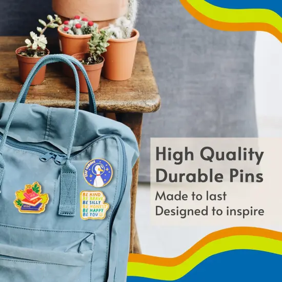 Mabie Swan - 8 Enamel Pin Set, Perfect Brooch For Women And Men, For Showing Your Educator And Teacher Appreciation, Jewelry Lapel Pins Make A Great Teacher Gifts {5}