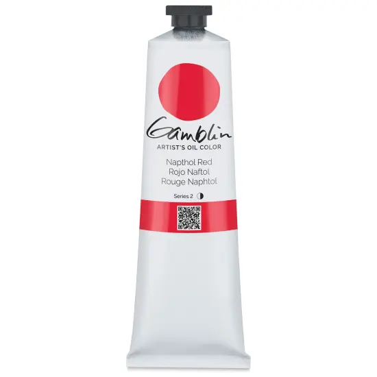 Gamblin Artist's Oil Color - Naphthol Red, 150 ml tube {2}