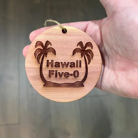 Hawaii Five-0 - Cedar Ornament {5}