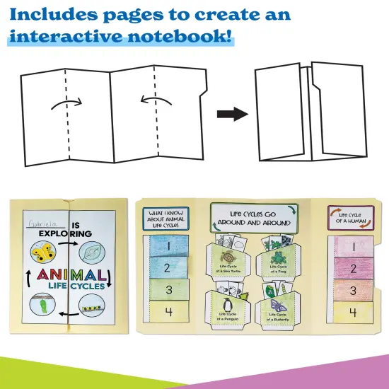 Carson Dellosa In A Flash Animal Life Cycle Instructional Resources&mdash;Flash Drive With Lessons, Journal, Templates, Posters, STEM Challenge, Life Cycle Charts, Animal E-Books, Grades K-2 (225 pgs) {3}