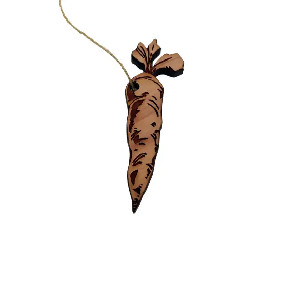 Carrot - Cedar Ornament {1}