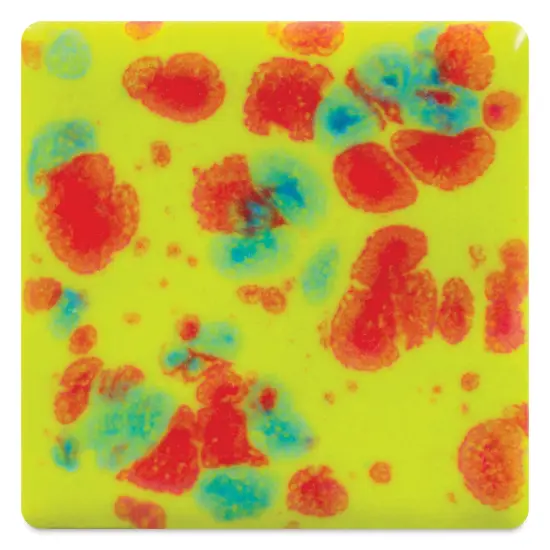 Mayco Jungle Gems Crystal Glaze - Cherry Limeade, Pint {1}