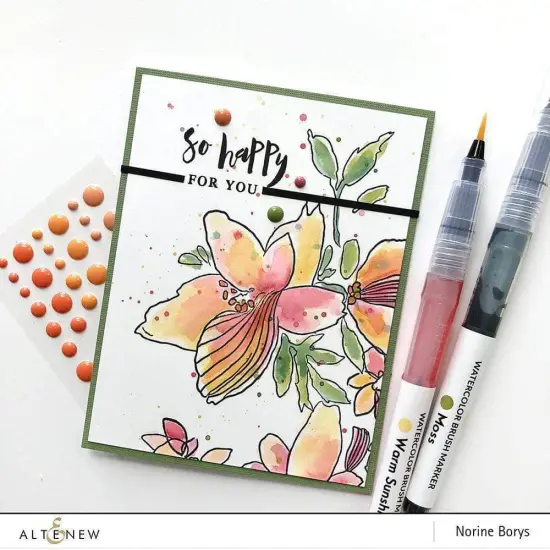 Retired - Watercolor Markers and Brushes Bundle {2}