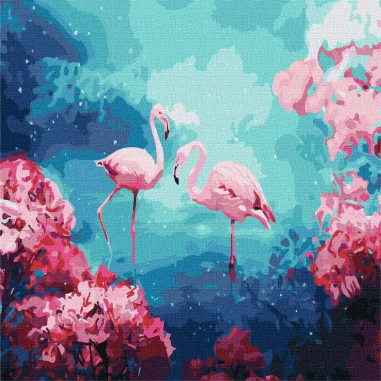 Painting by Numbers kit A magical lake KHO4461 {2}