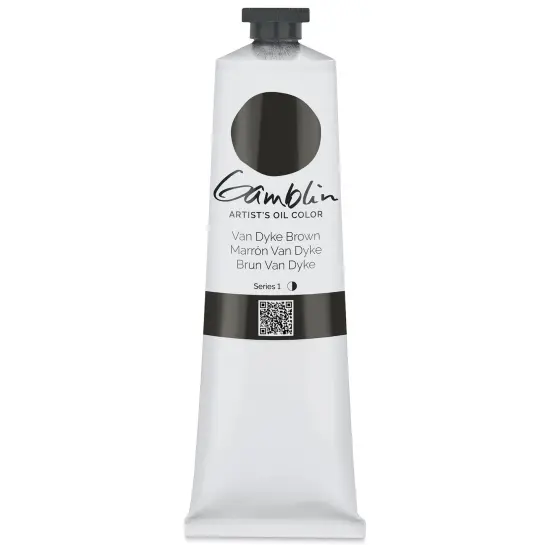 Gamblin Artist's Oil Color - Van Dyke Brown, 150 ml tube {2}