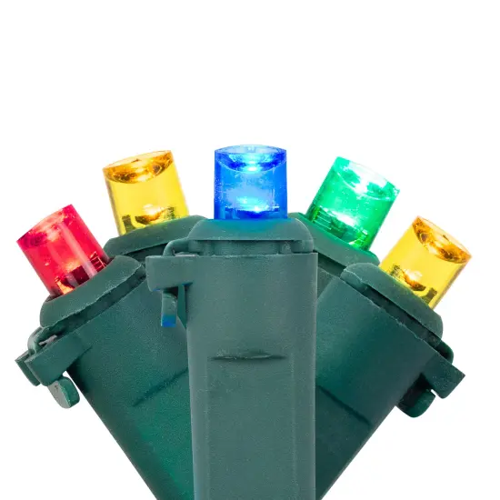 Northlight LED Wide Angle Christmas Lights - Multi-color - 16.25' Green Wire - 50ct {3}