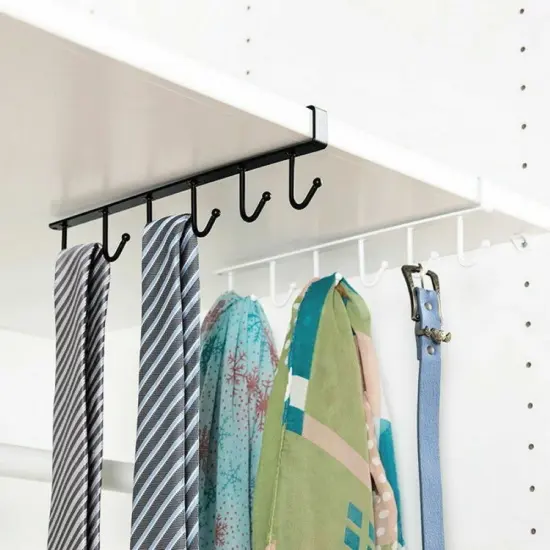 Kitcheniva 6 Hook Holder Hang Cabinet Shelf Rack Organizer {3}