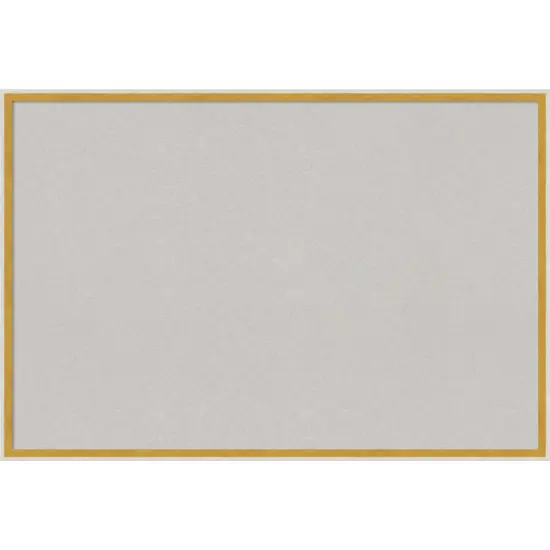 Paige Wood Framed Corkboard, Grey Cork Paige White Gold {1}