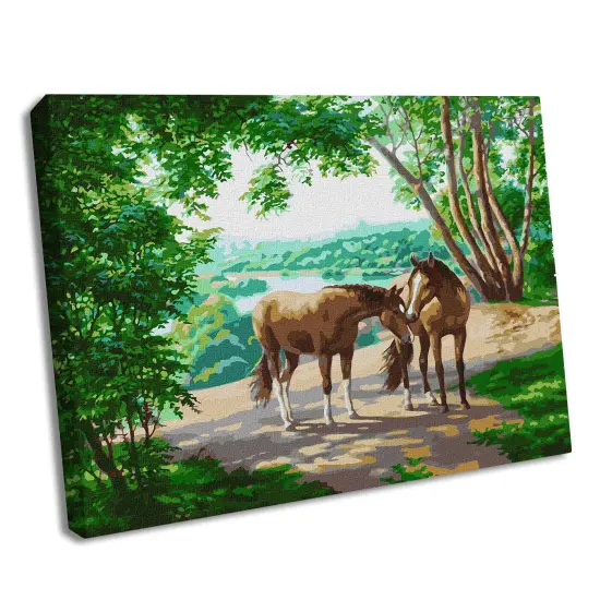 Painting by Numbers kit On a walk KHO4371 {1}