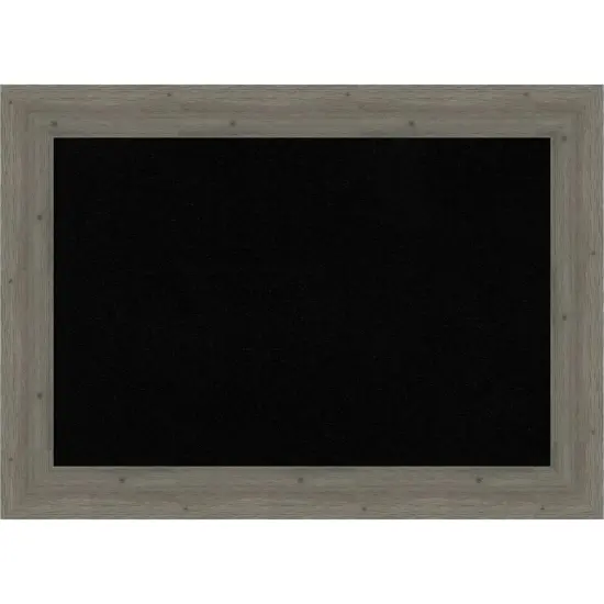 Fencepost Wood Framed Corkboard, Black Cork {1}