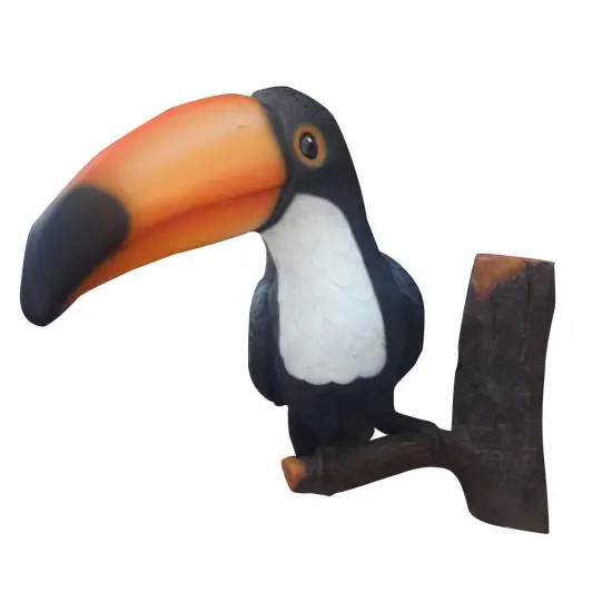 Toucan Wall Decor Life Size Statue {3}