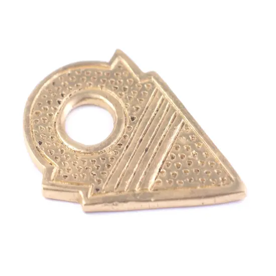 The Bead Chest Brass Talhakimt Arrow Pendant {3}