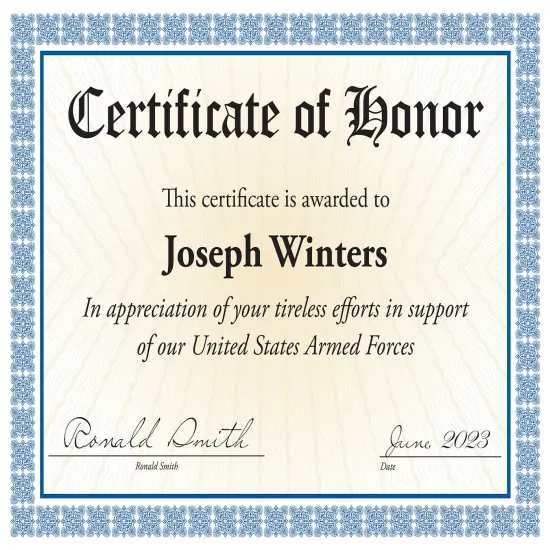 Great Papers! Westminster Certificate, Blue, 8.5" x 11", Printer Compatible, 100 Count {3}