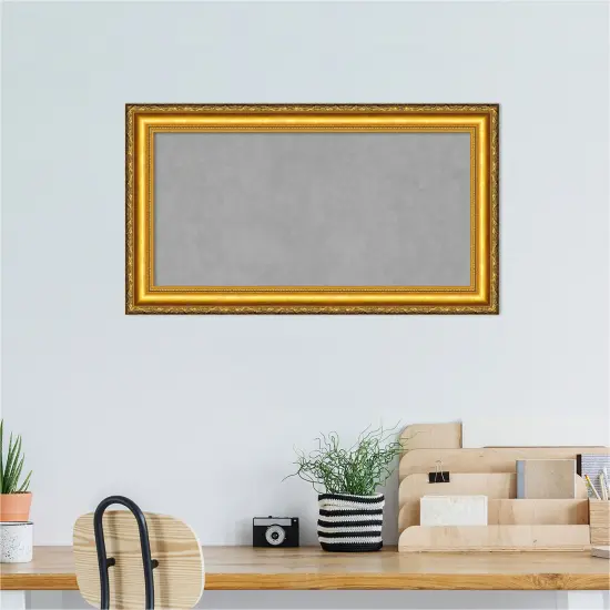 Magnetic Boards, Home Office Boards (28x16 in.) Colonial Embossed Gold Framed Organization Boards {6}