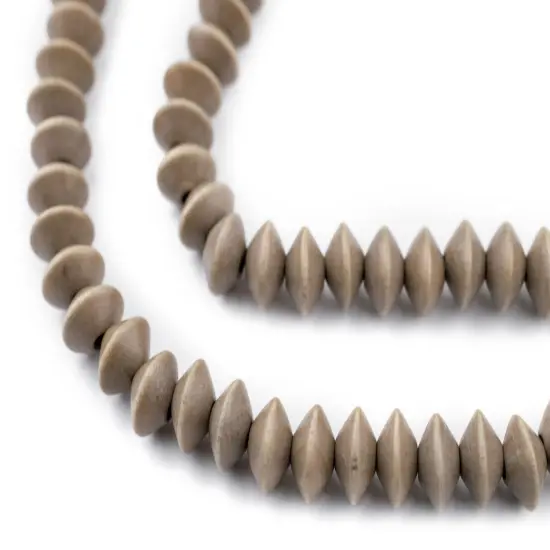 The Bead Chest Brown Bicone Natural Wood Beads (5x8mm): Organic Eco-Friendly Wooden Bead Strand for DIY Jewelry, Crafts, Necklace and Bracelet Making {1}