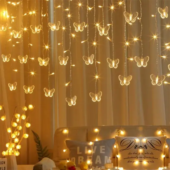 96LED Butterfly Fairy String Light Warm white {1}