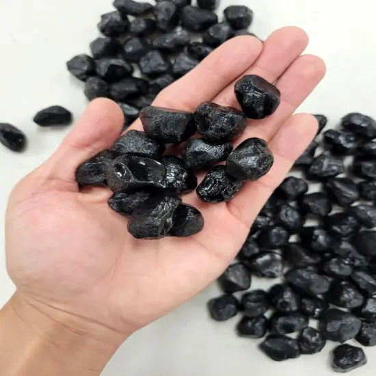 Rough Obsidian Apache Tears Stone Crystals Bulk {6}