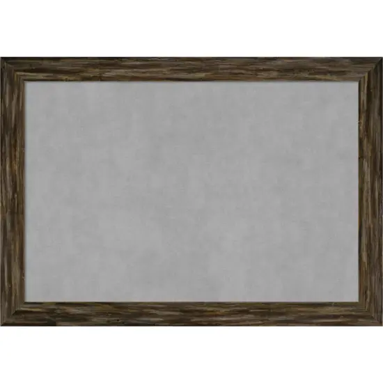 Fencepost Narrow Wood Framed Magnetic Board Fencepost Brown {1}