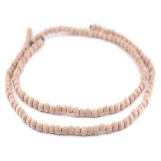 The Bead Chest Unwaxed Round Rosewood Beads (6mm) {3}