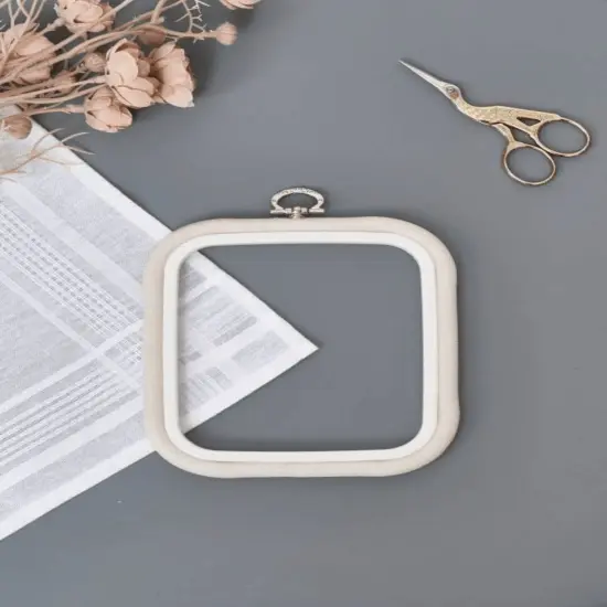 Square Flexi Hoop Nurge 230-11 White {1}