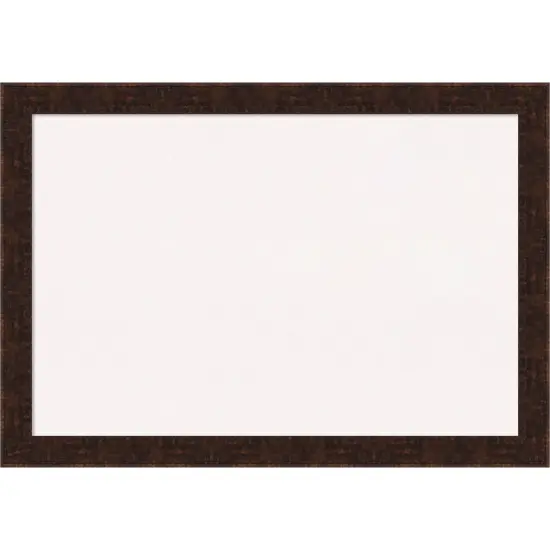 William Mottled Bronze Narrow Framed Corkboard, White Cork {1}