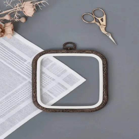 Square Flexi Hoop Nurge 230-11 Woodgrain {1}