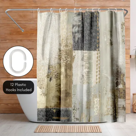 Americanflat 71" x 74" Shower Curtain, Bare I by PI Creative Art {5}