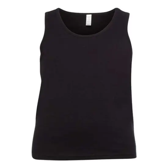 BELLA + CANVAS&reg; Youth Jersey Sleeveless Tank Top - 3480Y Black {1}
