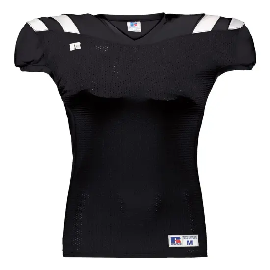 Russell Athletic&reg; - Youth Canton Football Jersey Tee - R0100W White/ black {2}