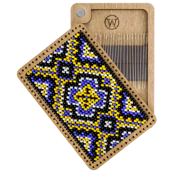 Bead Embroidery Kit for creating a pin cushion {2}