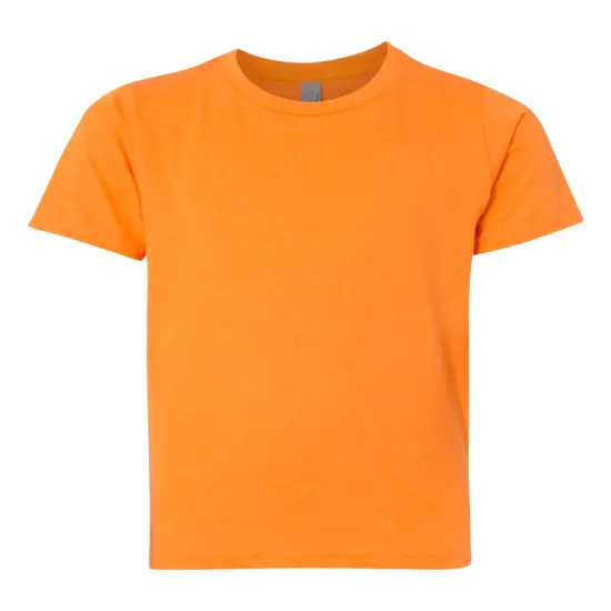 Next Level&reg; Youth Short Sleeve Crewneck CVC T-Shirt Orange {1}