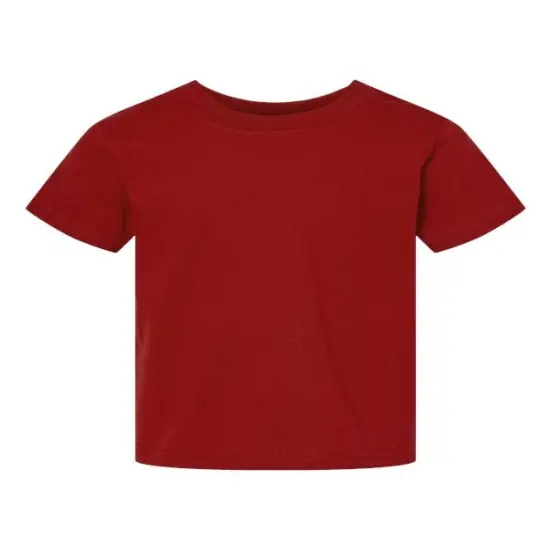 Rabbit Skins&reg; Toddler Cotton Jersey Crew Neck Short Sleeve Tee - 3301T Garnet {1}